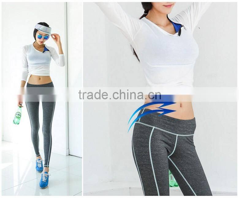 Hot Sexy Girls Wearing Fitness Legging Yoga Pants Long Workout Pants