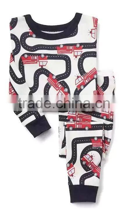 Children walrus printed short pajama set