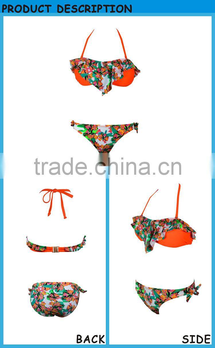 Sexy Ladies 2 Pieces Swimsuit Swimwear Bikini