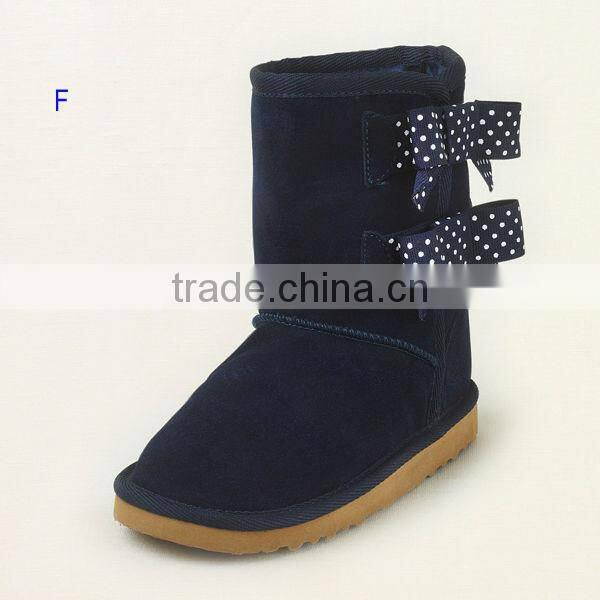 Purple Wholesale Children Squeaky Boots Winter Boots