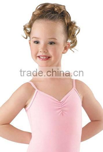 Child Pinch-Front Cotton Leotards DL1610