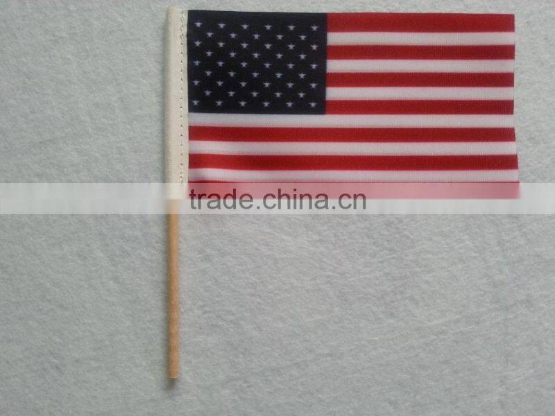 color printing hand flag