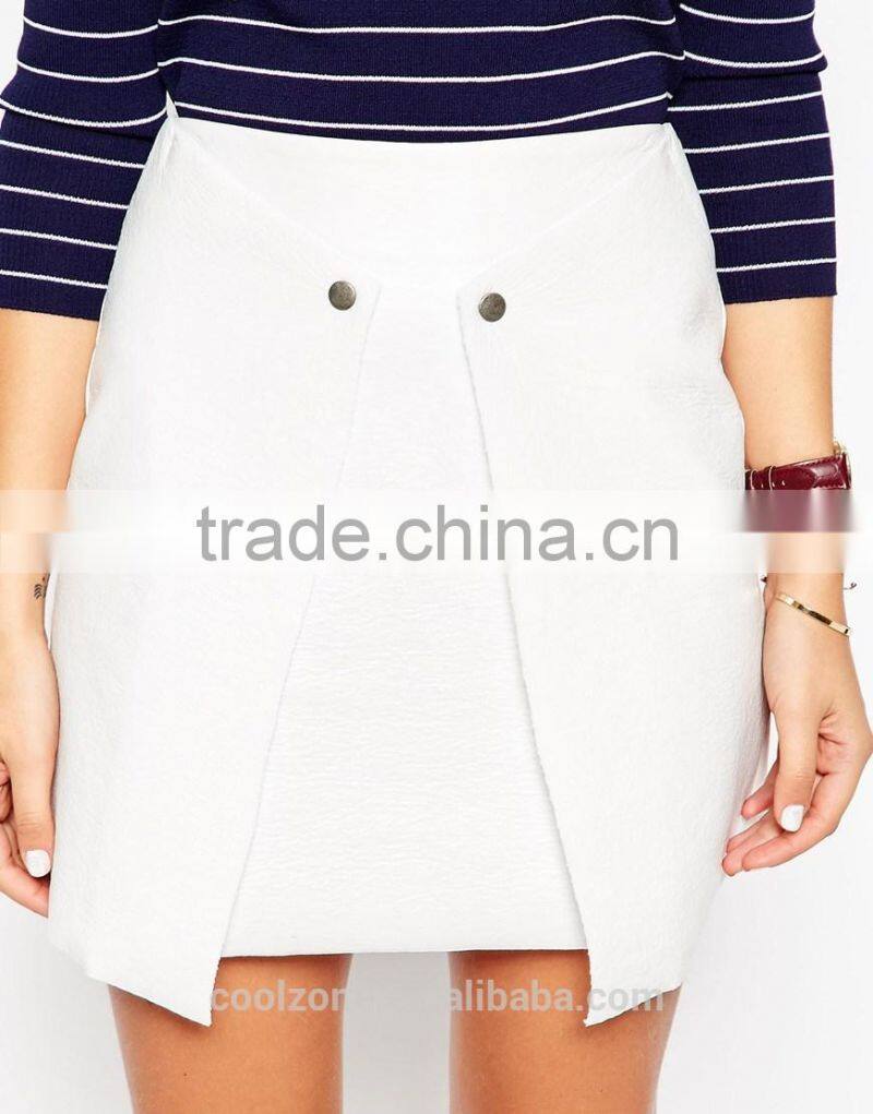 2015 hot selling fashion ladies elegant promotion jean skirt