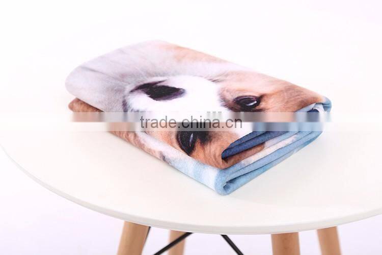 Custom Full Screen Printing Fleece Thermal Throw Carpet For Dogs