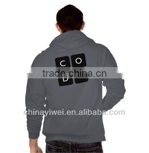 Cheap Plain Grey Custom Mens Hoodeis for Sale