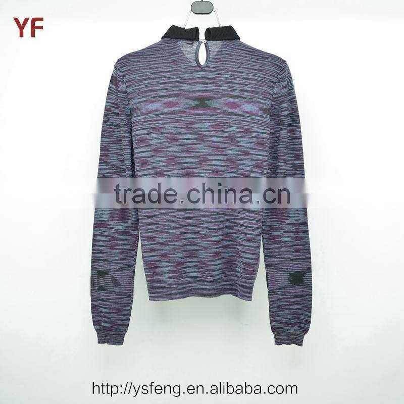 Knitting Polo Sweater Designs For Women 2015