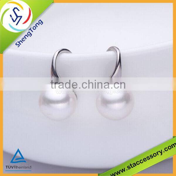 Simple Design Wholesale Fresh Water Pearl Earrings