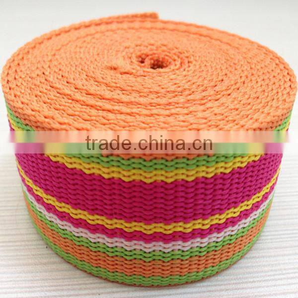 customized pp webbing school bag belt