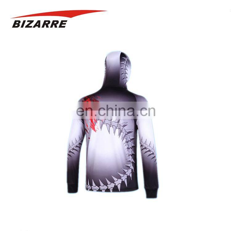Wholesale custom graphic sublimation uv protection fishing shirt