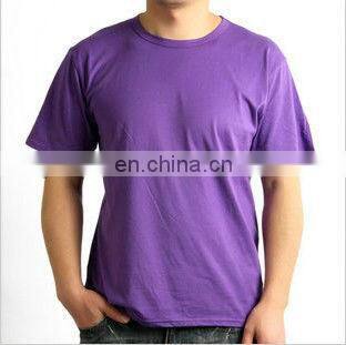100% Cotton men T-shirt for sublimation