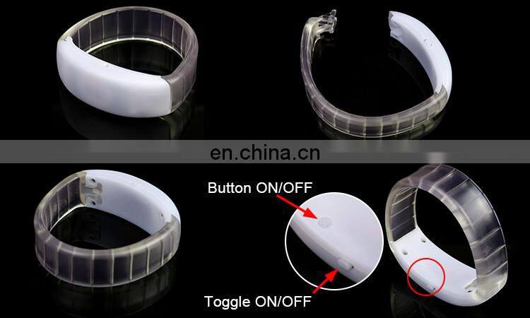 Novelties to Import 433/868/915MHz Sport Wristband LED Glam Glow Remote