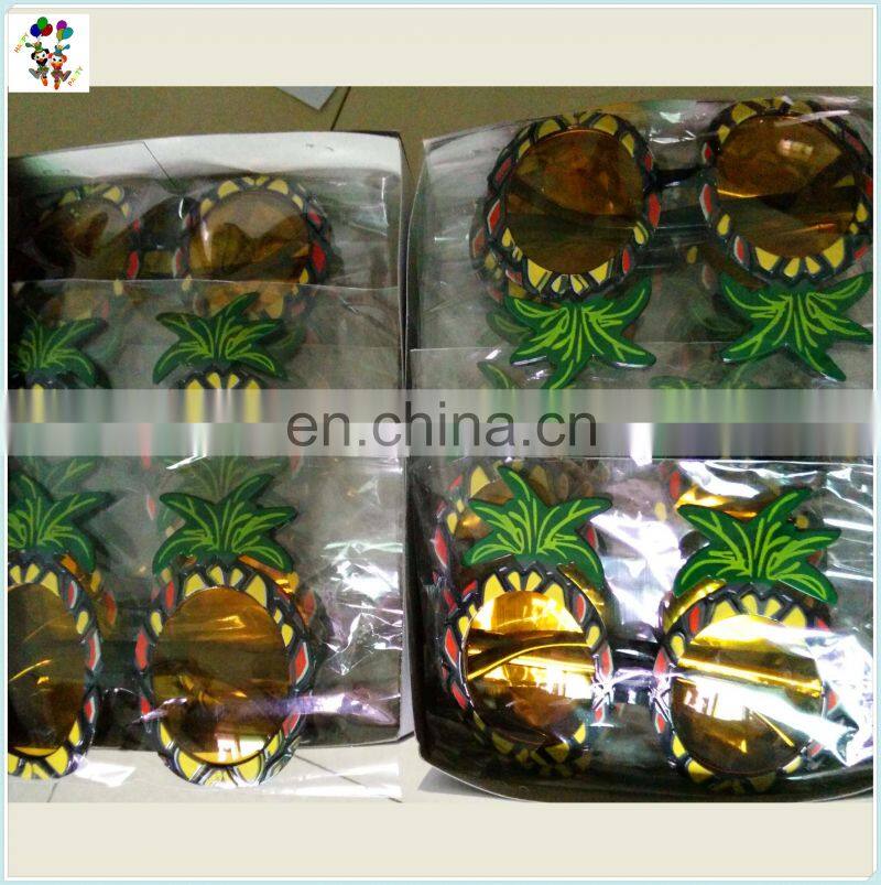 Yellow Lens Fancy Dress Beach Hawaiian Party Pineapple Sunglasses HPC-0630