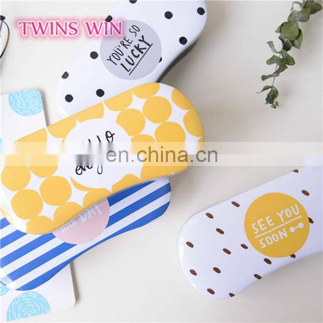 Uruguay New design low price Accept Custom Print Logo novelty foldable metal eyeglass case for reading glass