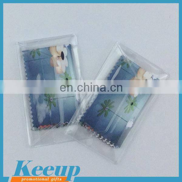 Logo Products Custom 4C Print Jewelry Eyeglasses Lens Microfiber Cleaning Cloth