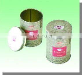golden hot sale tinplate tea can