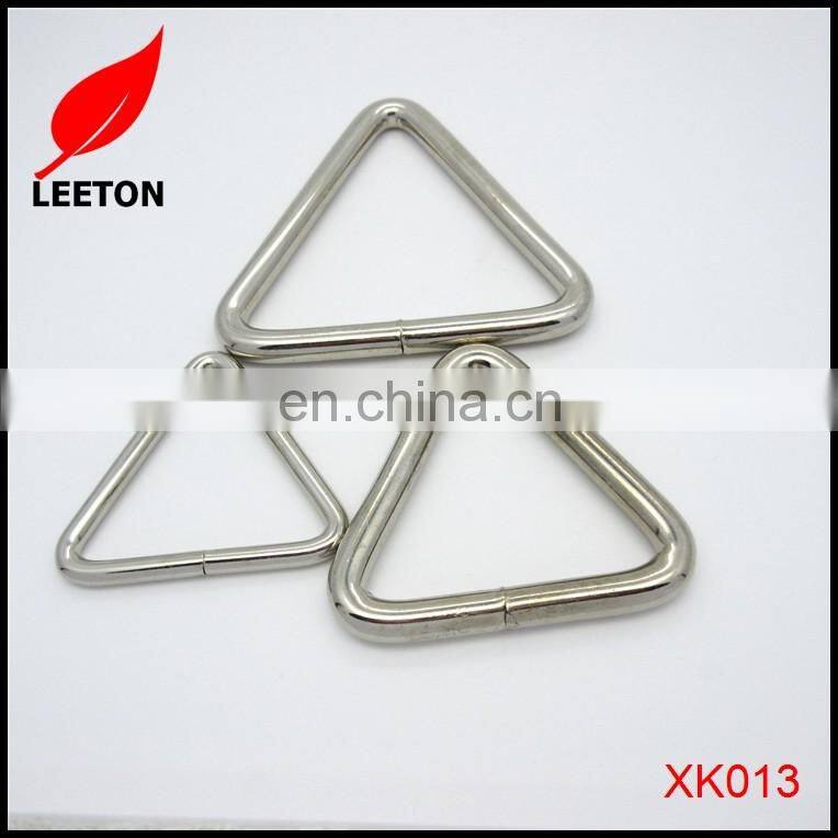 Factory supply Durable metal triangle buckle for bags
