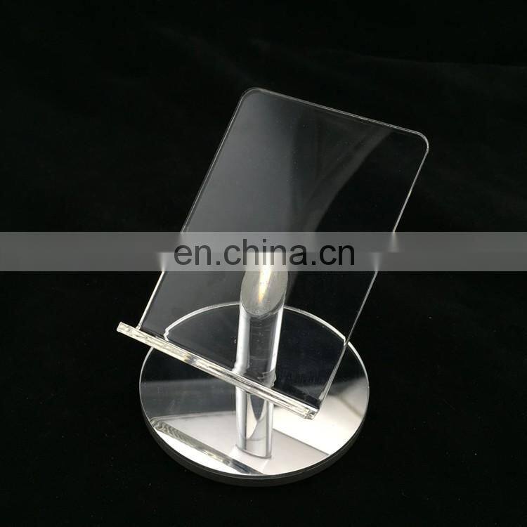 China made acrylic plastic mirror mobile vehicle traveling data recorder display shelf