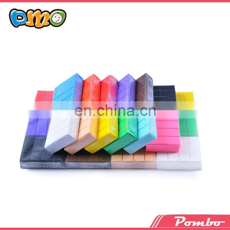 Common color eco-friendly 50g DIY polymer clay