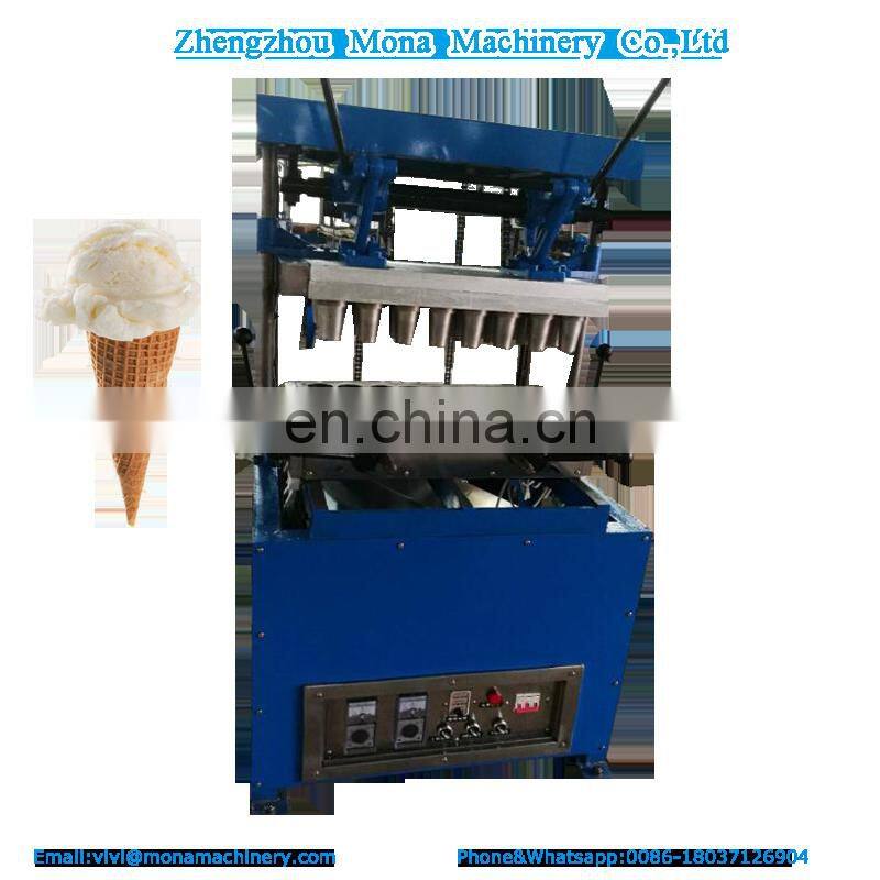 New design ice cream waffle cone maker/machine for making ice cream cone