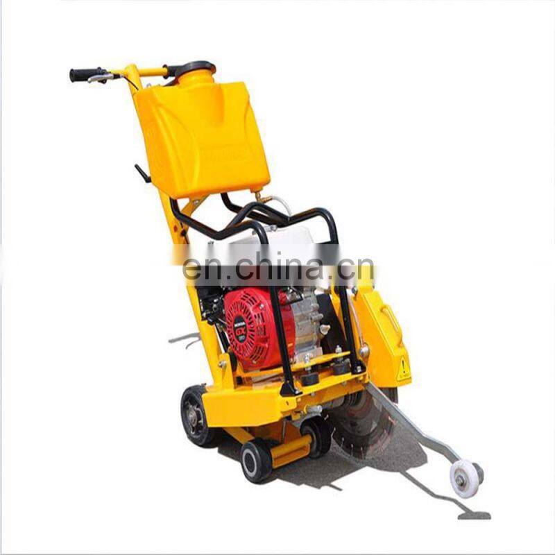 Hand push gasoline road cutting machine/ concrete pavement cutting machine
