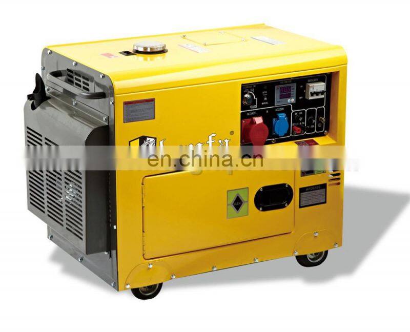 100% Copper Wire 6.5KVA Electric Start Soundproof Diesel Power Generator