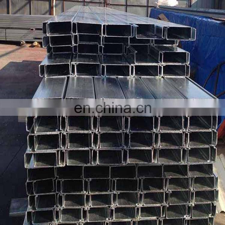 galvanized C purlin gi roof purlin cold rolled form steel c channel