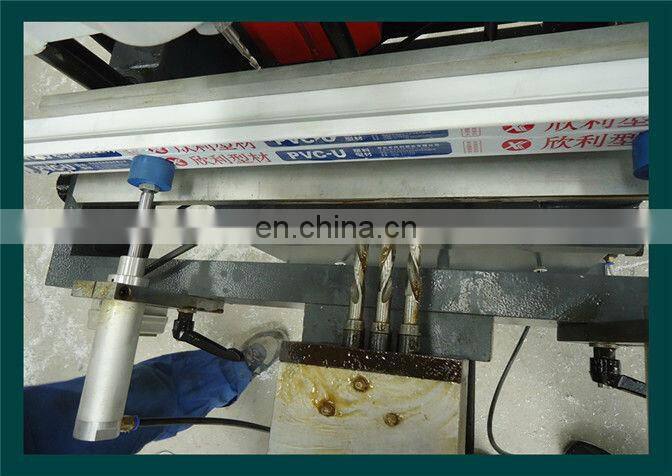 Lock-hole Groove Milling Machine/PVC Doors and Windows Making Machine