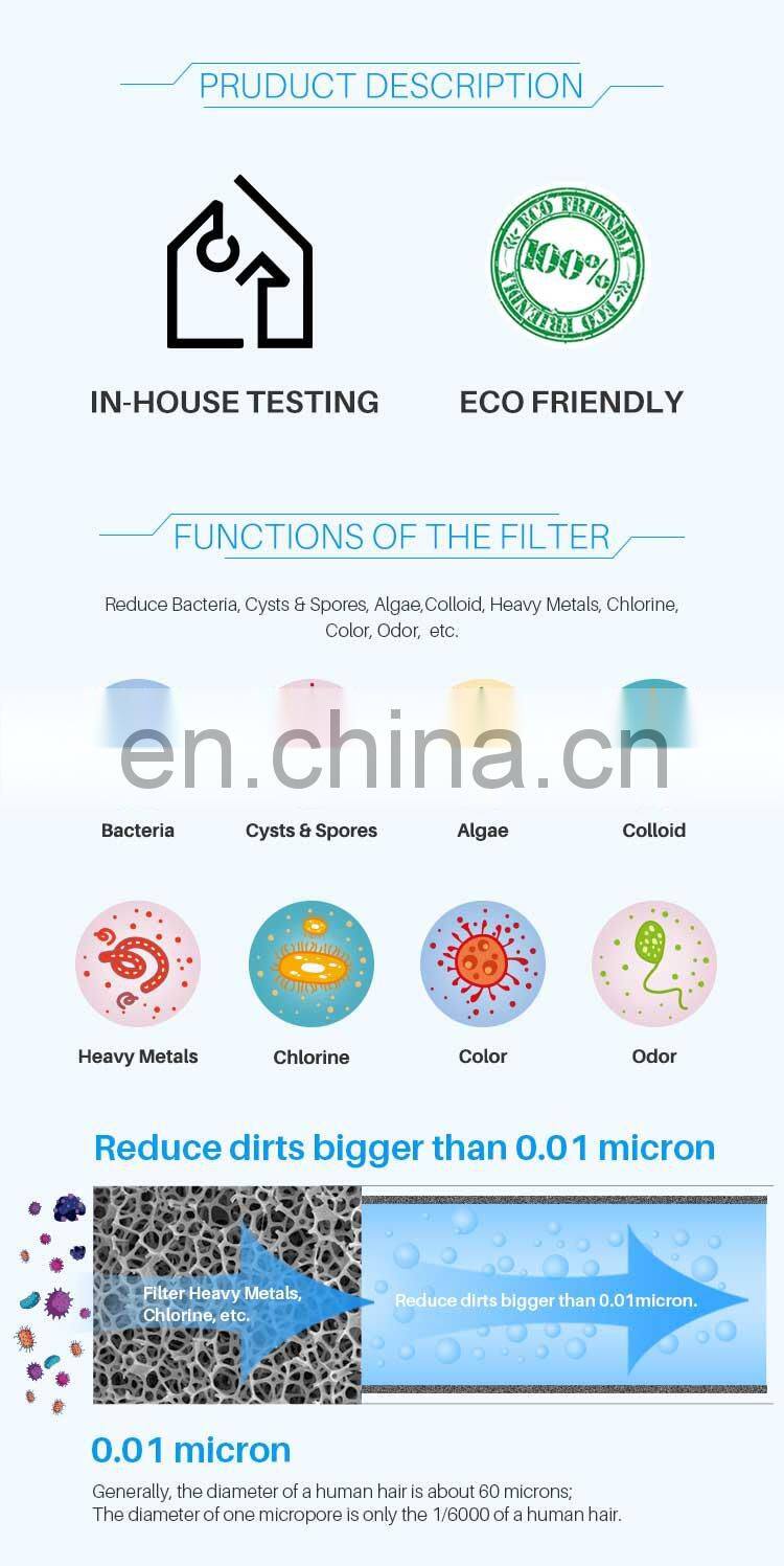 Personal Water Filter 1000L Mini UF Camping Water Straw 0.01 Micron Outdoor Survival Kit Emergency water straw filter