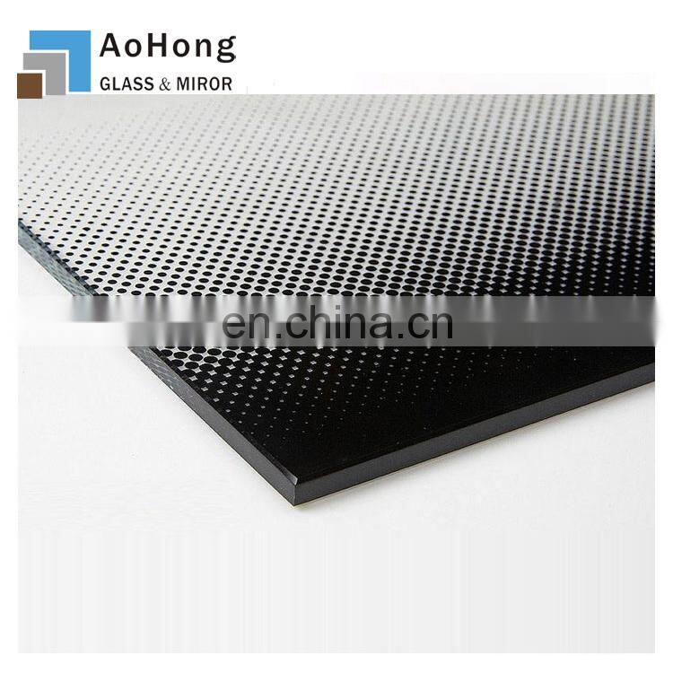 4mm 5mm 6mm 10mm 12mm Ceramic Silk Printed Glass