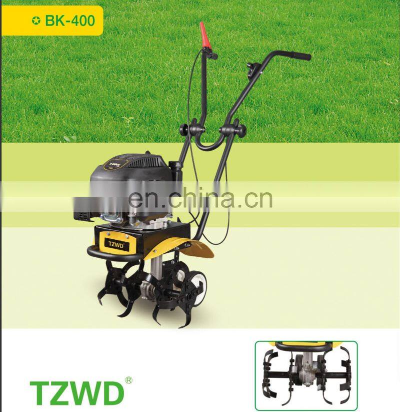 Outdoor cultivator Power Equipment garden tiller 4.0HP mini ridger