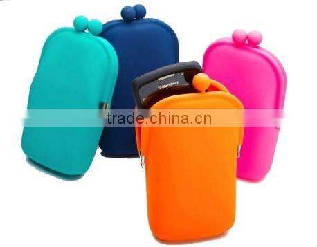 Funny personalized cosmetic bag,mirror clutch bag ,Silicone Cosmetic Bag with Mirror