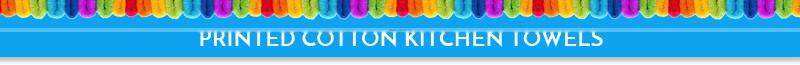 Eco-friendly Material Made Printed Cotton Kitchen Towels