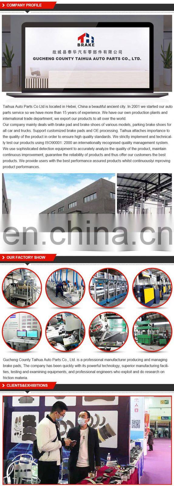 D1092 front new premium carbon ceramic disc brake pad for CHEVROLET