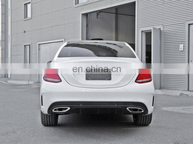 Top Selling Real Carbon fiber bumper REAR DIFFUSER for Mercedes Benz C63 W205