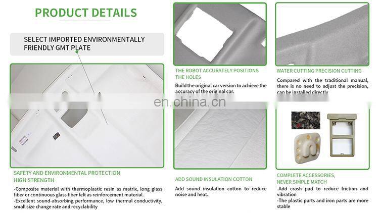 Interior Accessories Professional custom Factory products car roof liner celling headliner parts for VW Golf 6