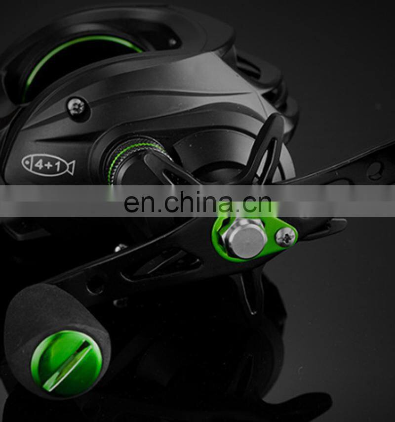 Ultra Smooth 6kg Carbon Fiber Drag 4+1BB Rubber Handle Knobs Fish line Wheel Bait Cast Bait Casting reels