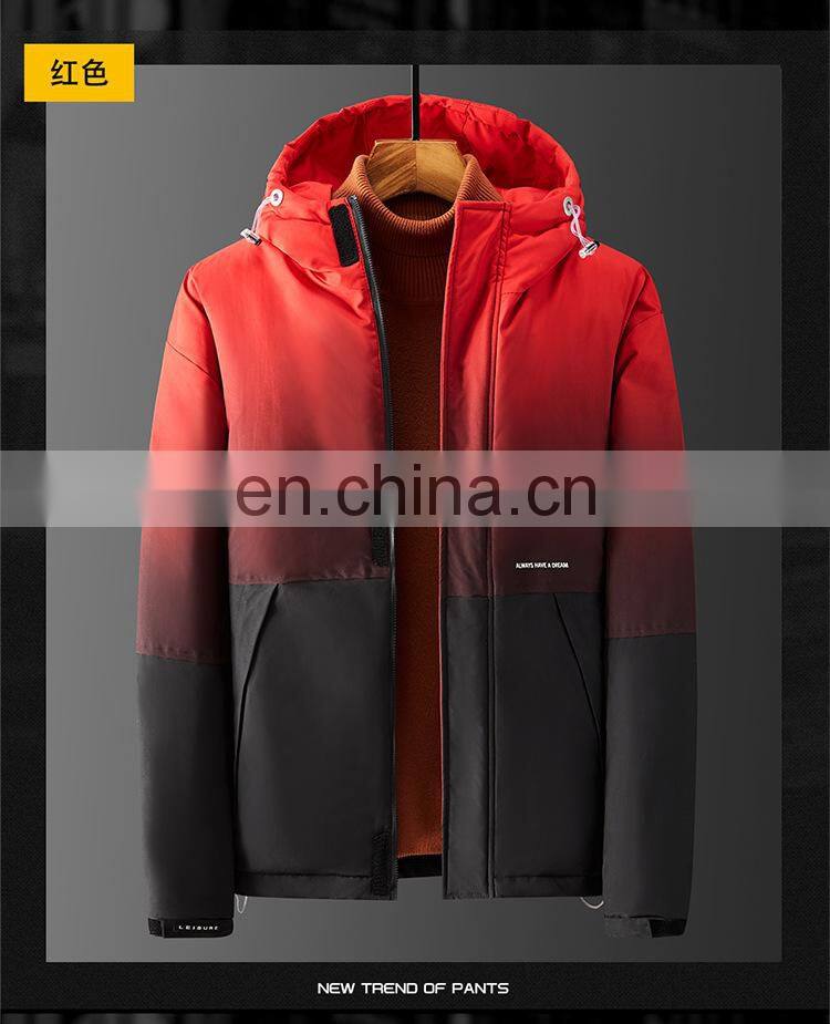 New arrival Christmas xmas sale male's hooded winter clothes big and tall ODM/OEM PufferJacket men's brdead bubble coat
