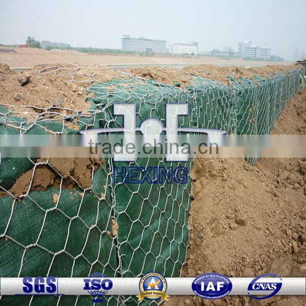 hot dipped galvanized hexagonal stone cage project use