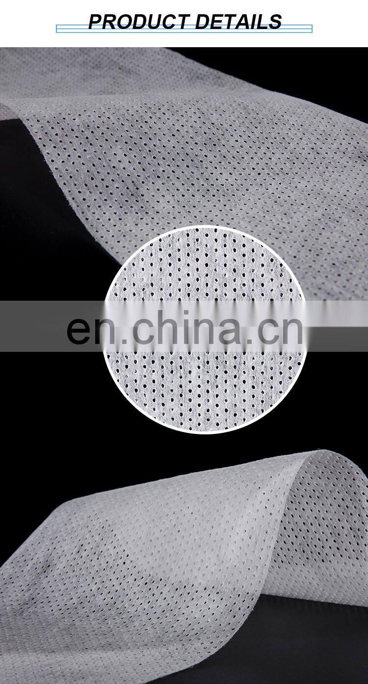 Supplier for Baby Diaper Topsheet Hot Air Through Non Woven Fabric China Nonwoven Filter Fabric Factory 100% ES Fiber Custom 24g