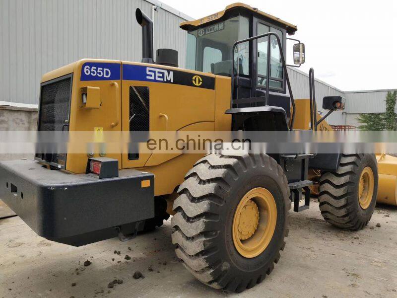 5 ton wheel loader S E M 655D with Cum-mins engine 2.7 to 4.5 cubic meters bucket capacity