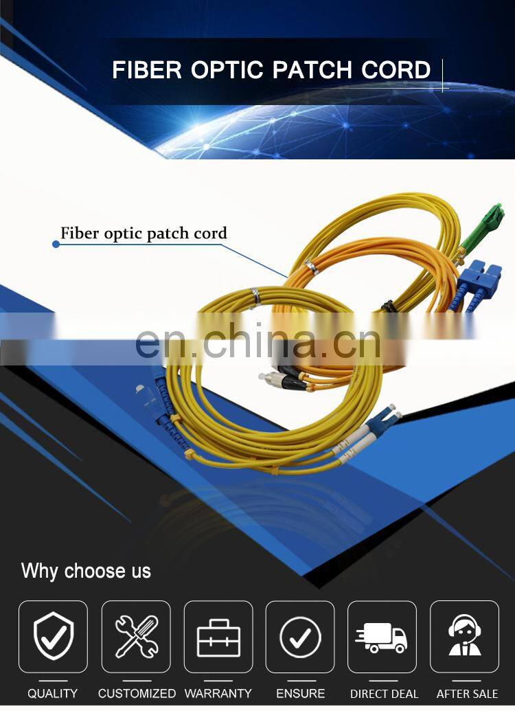 LC/APC-LC/APC Sm Dx Fiber Optic Patch Cord for FTTH