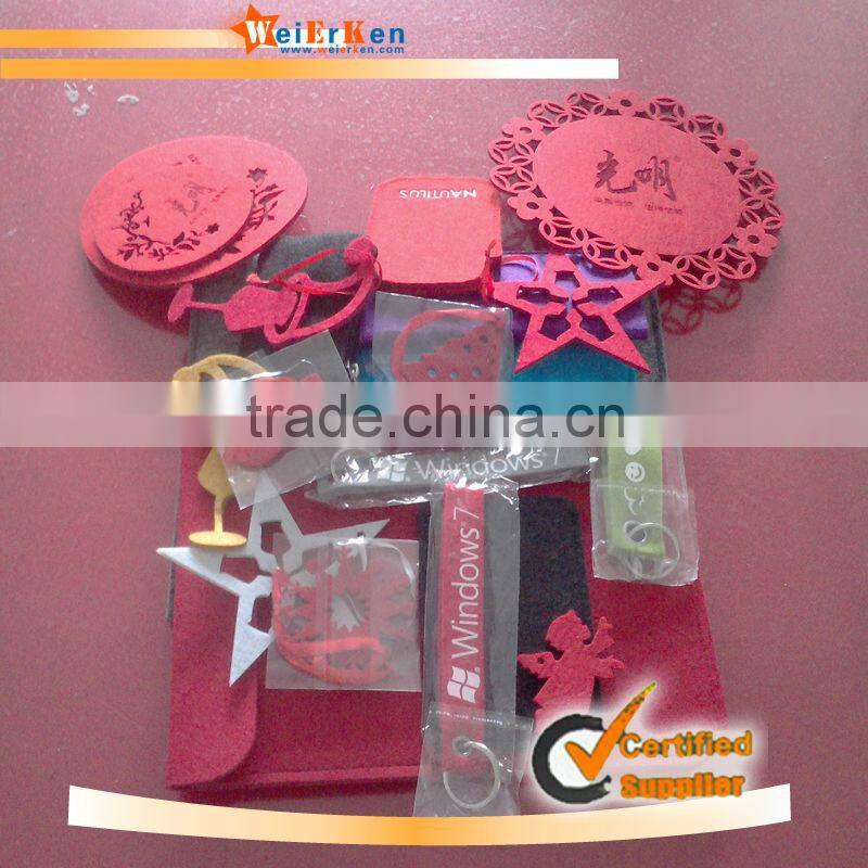 customized felt coaster