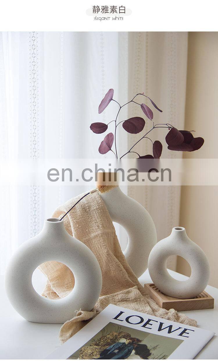 Homeware White Flower Vase Wedding Centerpieces Wholesale Canada Porcelain Simple Desktop F Modern Vases Ceramic