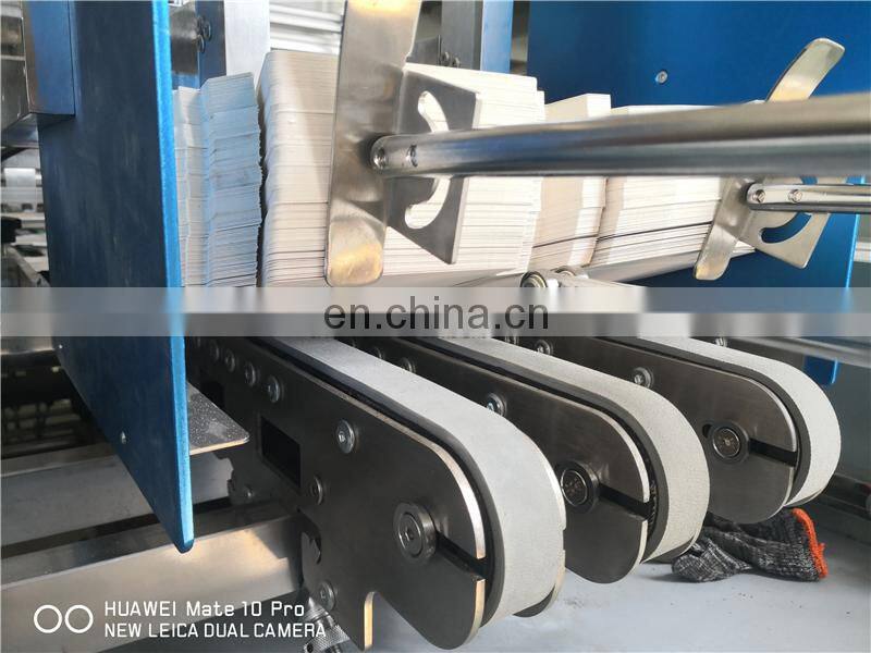 HBM800 Automatic disposable snack hotdog kraft Paper Box making machine, recycle fast food pizza packing box forming equipment