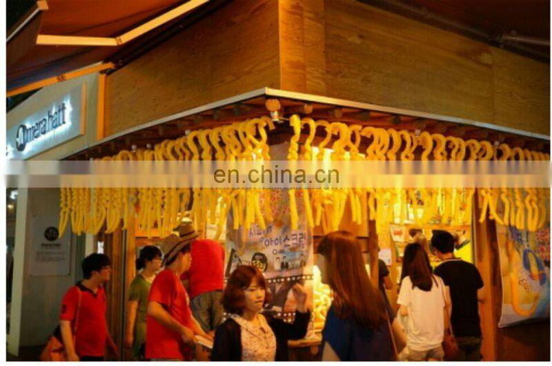 Stainless steel Korea popular walking stick ice cream corn puffed food machine