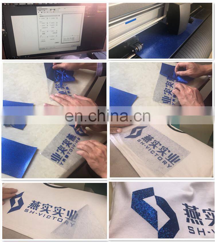 korea quality Hot sell heat transfer glitter vinyl For Clothing T-Shirt