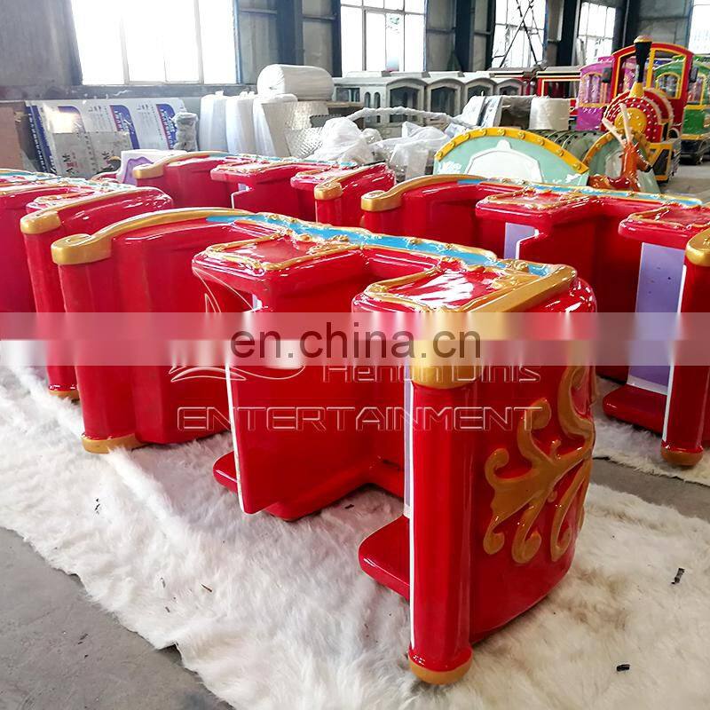 Theme park rides amusement game machine Kids christmas electric train for sale