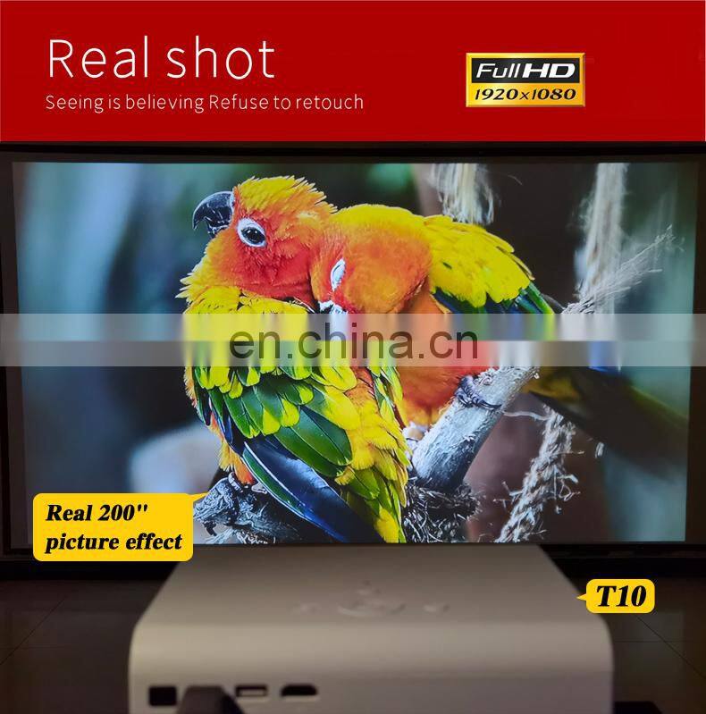 UNIC T10 Mini Portable Projector 3500lms 1280*720 Full HD LED Home Cinema Miracast/Airplay Projector1080p