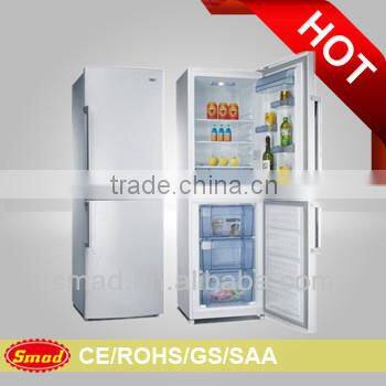 Home double door solar power refrigerator freezer