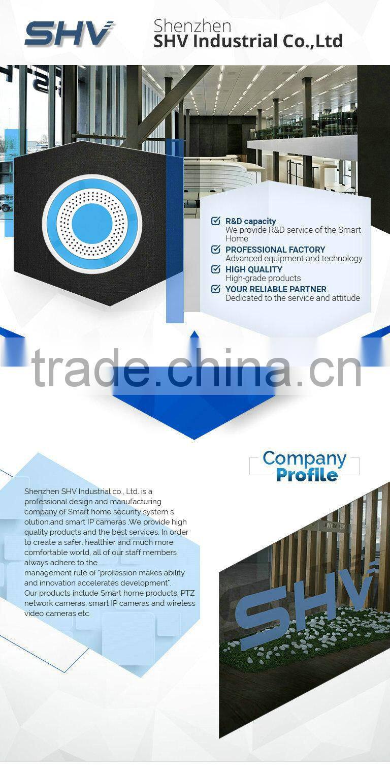 Wireless alarm or siren with strobe